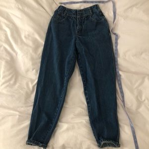 vintage high rise jeans
